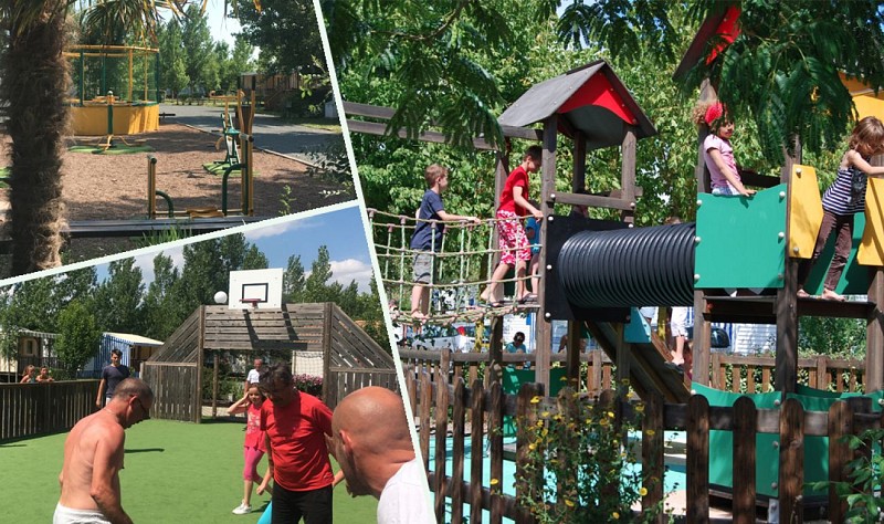 Aire de camping-car, camping Les Mizottes