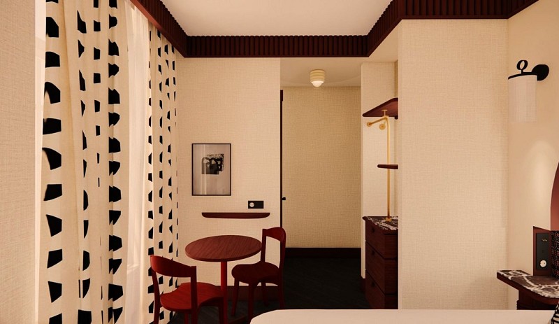 Chambre design Maison Atalaye
