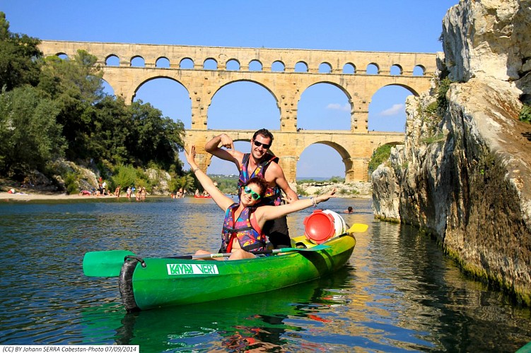 Kayak Vert Pont du Gard - Canoë Kayak