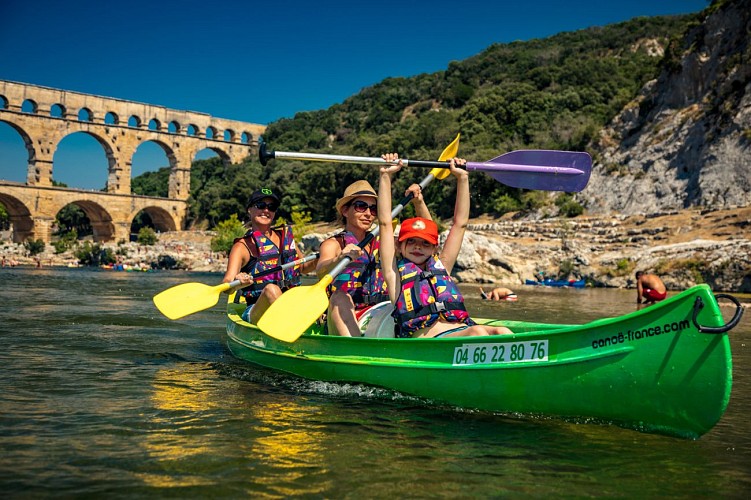 Kayak Vert Pont du Gard - Canoë Kayak