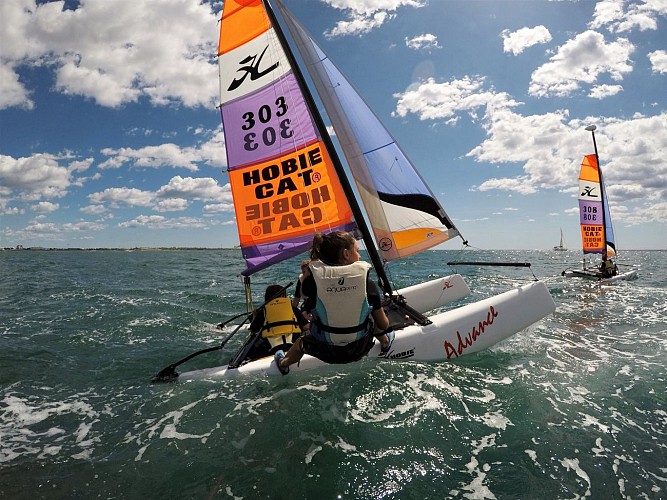 stage de voile avec l'U.C.P.A. Ecole de Mer