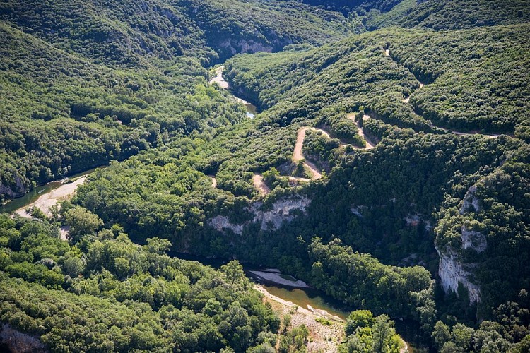Les Gorges de la Cèze, Site Naturel