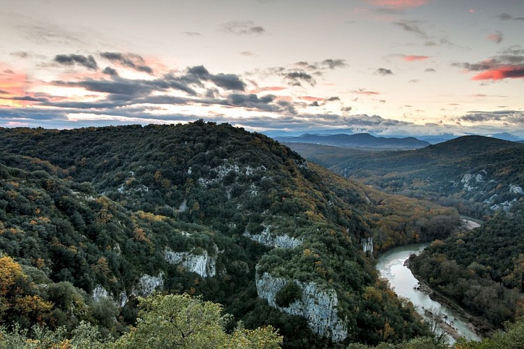 Les Gorges de la Cèze, Site Naturel