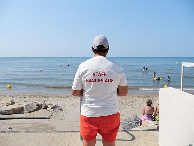 Plage du Boucanet et Handiplage.