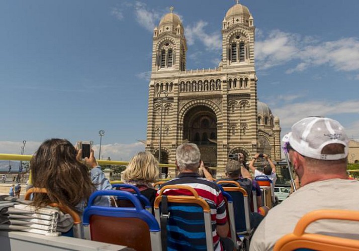 Tour de Marseille en bus à impériale - Arrêts multiples - Pass 1 ou 2 jours