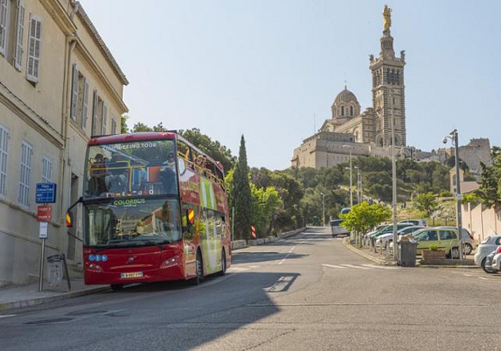 Tour de Marseille en bus à impériale - Arrêts multiples - Pass 1 ou 2 jours