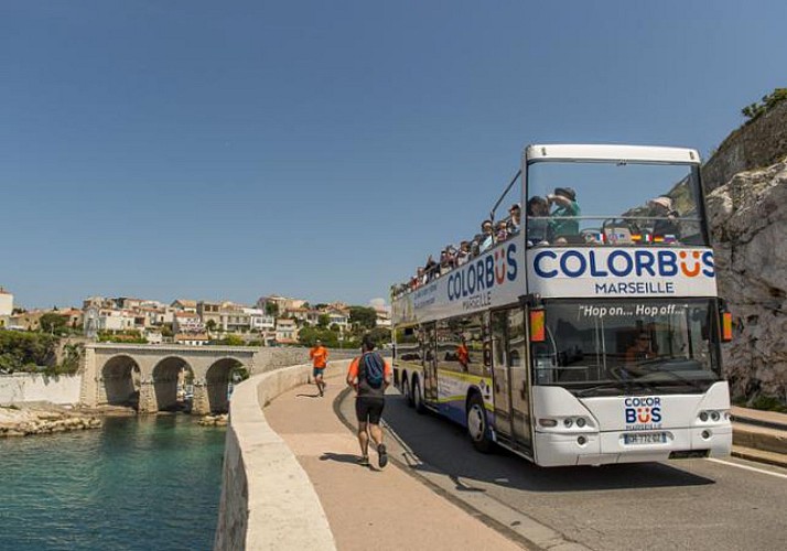 Tour de Marseille en bus à impériale - Arrêts multiples - Pass 1 ou 2 jours