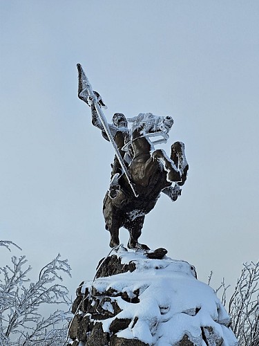 Statue de Jeanne D'arc à cheval