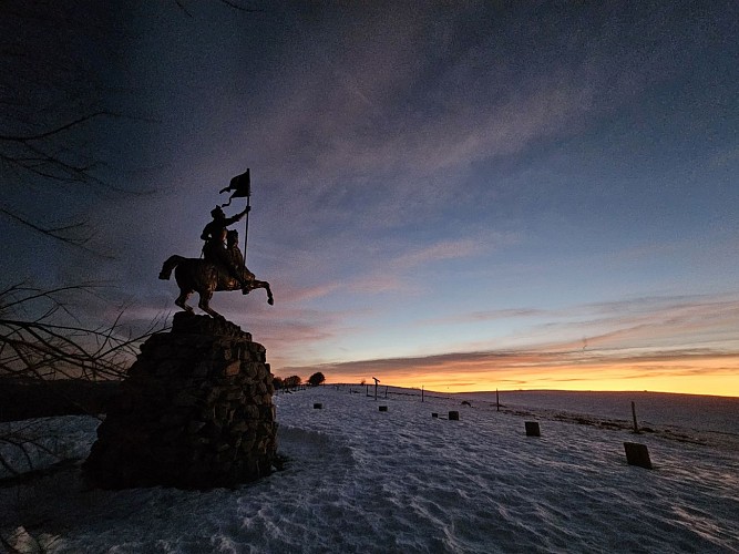 Statue de Jeanne D'arc à cheval