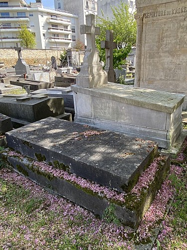 Tombe de l'abbé Chossotte au cimetière Nord de Saint-Mandé