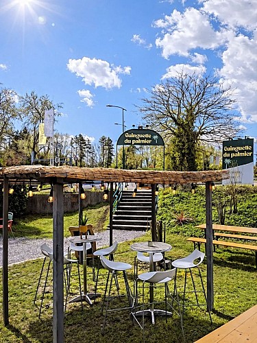Terrasse La Guinguette du palmier