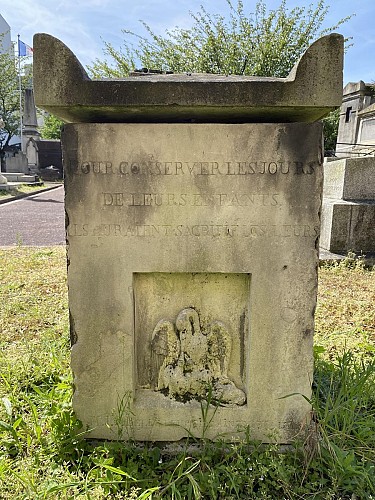 Tombe de Clément Belle au cimetière Nord de Saint-Mandé