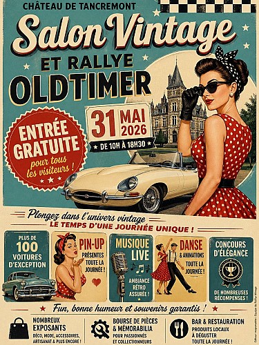 Salon vintage et rallye oldtimer 2026 ©salon vintage et rallye oldtimer