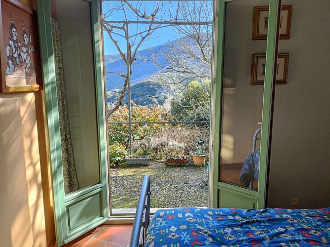 Acces terrasse par chambre