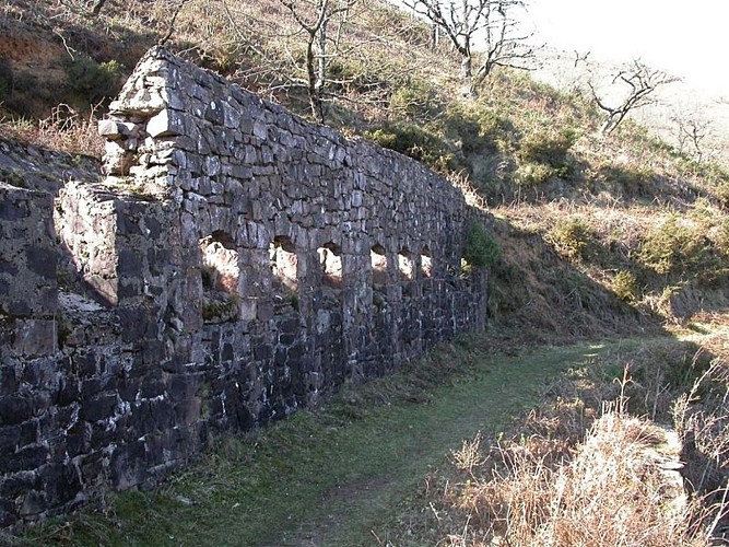 Les Mines de Larla - arrivée cable