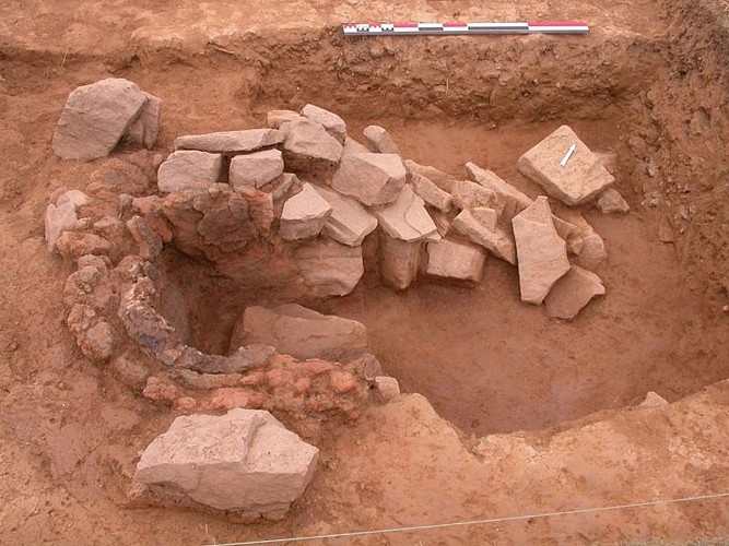 Les Mines de Larla - bas fourneau gallo-romain