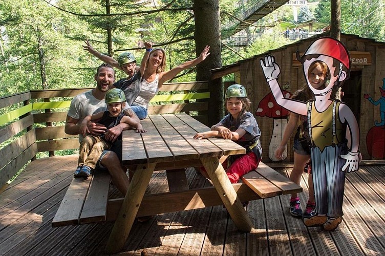 Bol d'air le parcours des aventuriers à La Bresse