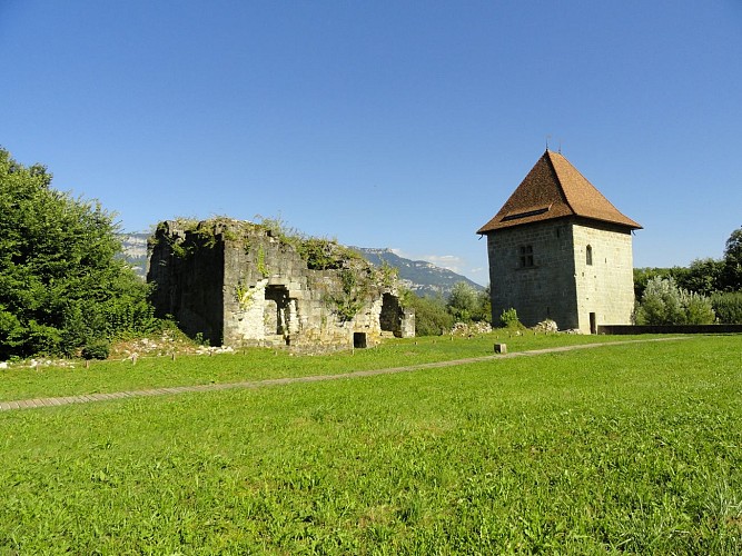 Le Bourget du Lac de l'église du prieuré au château Thomas II visite guidée