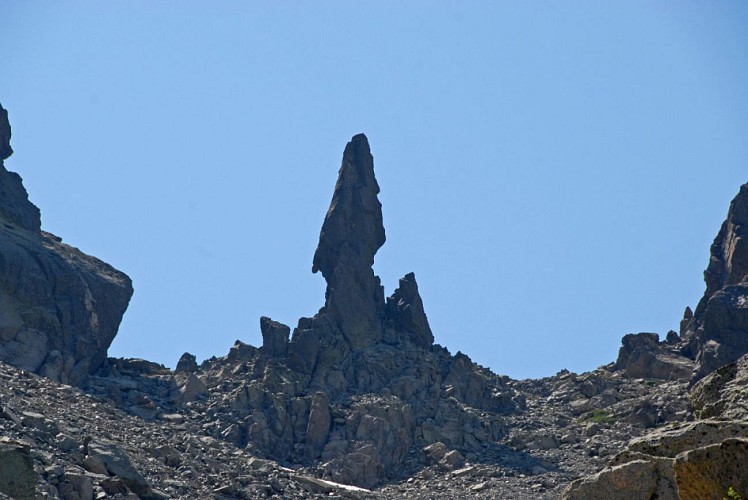 Le Fer de Lance vu du lac de Pozzolo