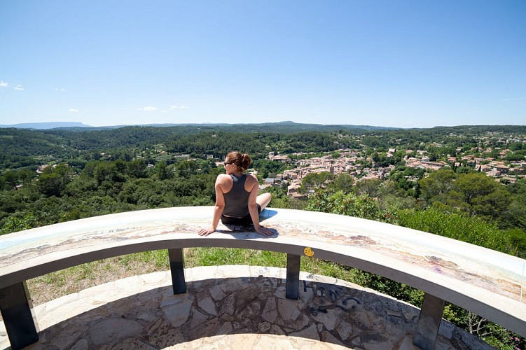 Table d'orientation : Croix du Castellas