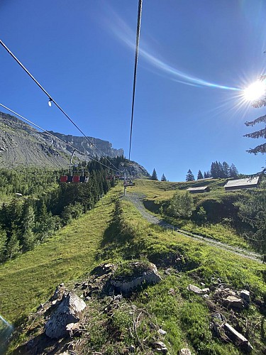 Sessellift von Barmus nach Plaine-Joux