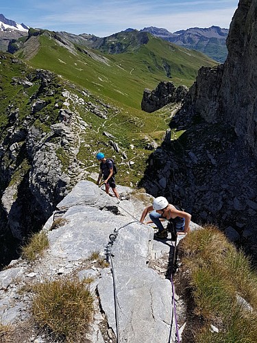 Roc du Vent Via Ferrata with a guide