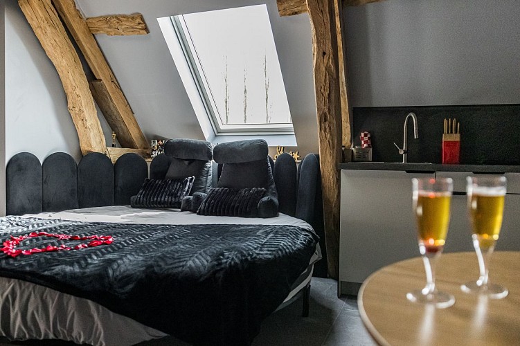 Lit rond du Studio de l'Étoile