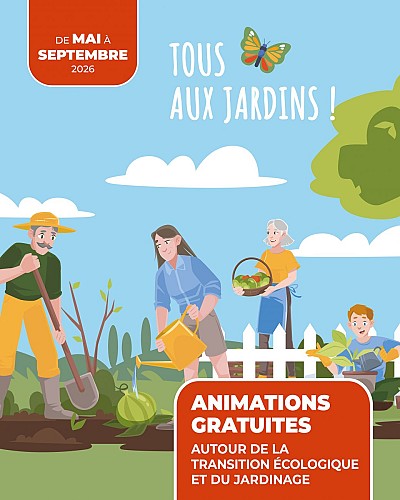 Tous aux Jardins ! à Générac - Animations gratuites autour de la transition écologique et du jardinage