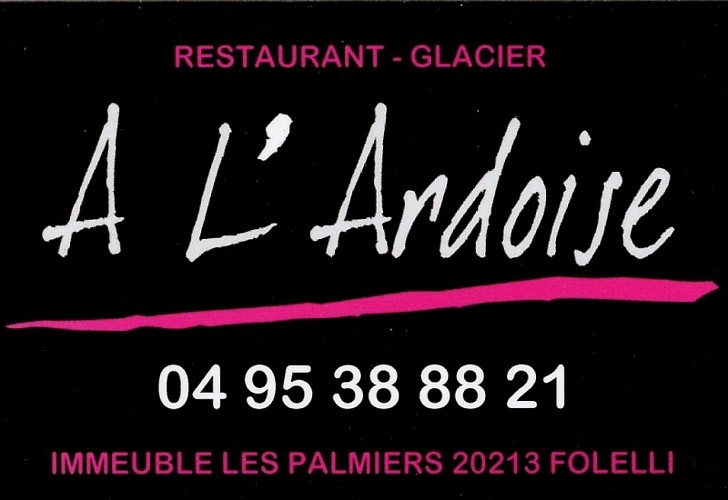 A L'ARDOISE