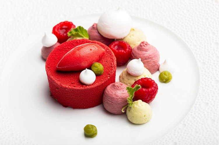 Dessert du Charlie, notre restaurant étoilé Michelin
