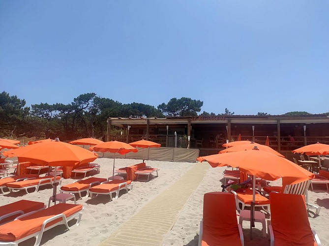 Le Belgodère restaurant sur la plage de Calvi