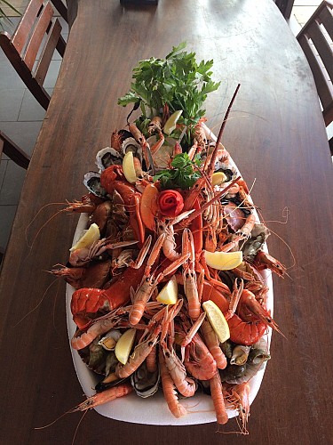 le Lido restaurant sur la plage de Calvi