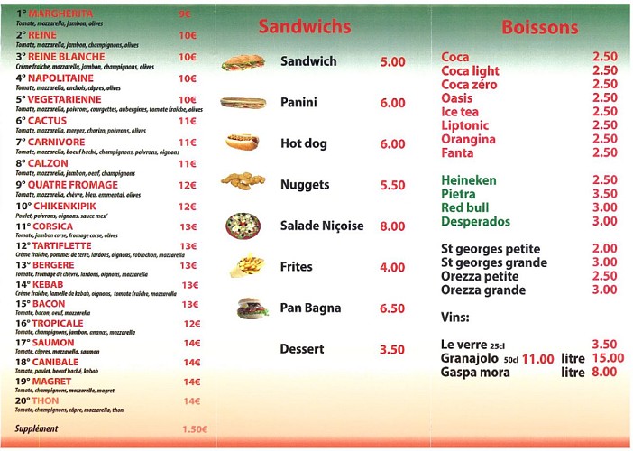 REST Chez Didier menu 2023 page 01