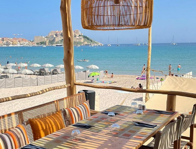 licorne restaurant sur la plage de Calvi