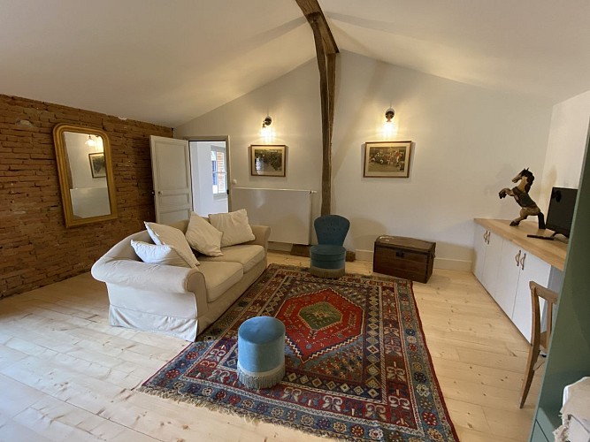 Espace salon_Gîte Cavalier
