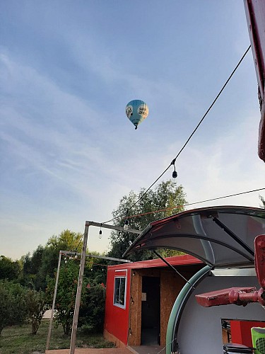 L amusette wambrechies vue montgolfière