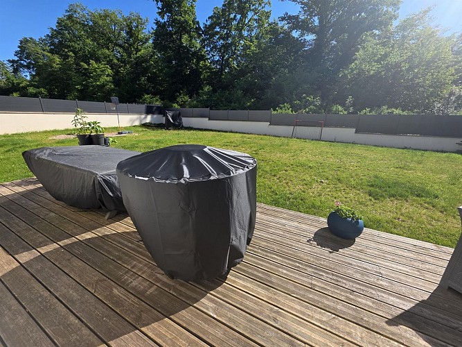 Terrace/jardin/forêt