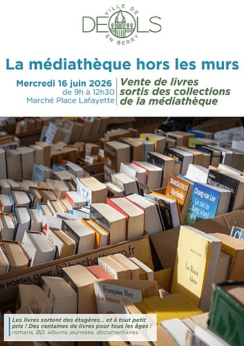 2026 06 16 Vente de livres Médiathèque Déols