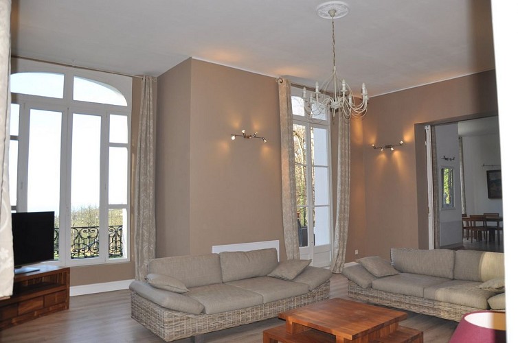 Château des Fougères Deauville les salons vue mer (Copier)