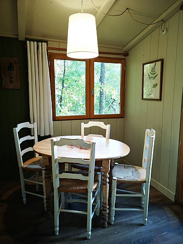Les Cabanes au bord du lac.