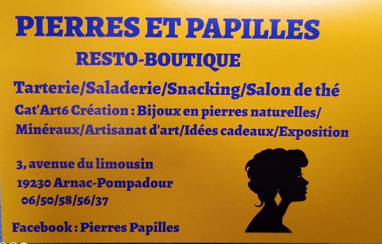 pierres et papilles carte visite