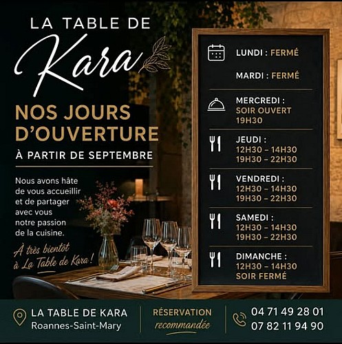 La Table de Kara