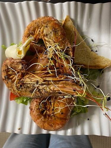 Salade océane à l'Auberge Saint Martin pour la Fête des Mères