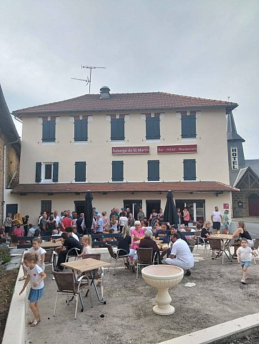 Auberge Saint Martin à Saint Martin Terressus restaurant convival près de Saint Léonard de Noblat et Ambazac