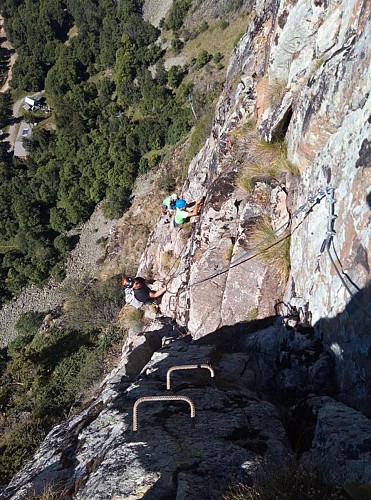 Via Ferrata encadrée : les Gorges de Sarenne à l'Alpe d'Huez