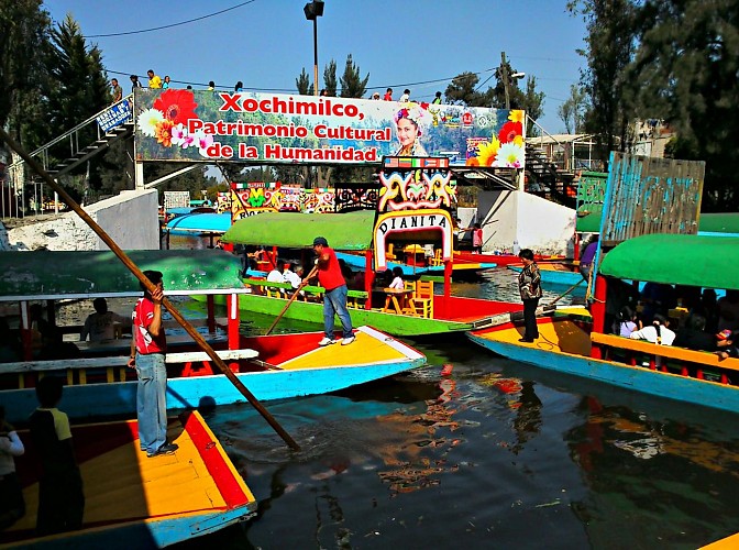 Crociera ai giardini galleggianti di Xochimilco e scoperta delle opere di Frida Kahlo