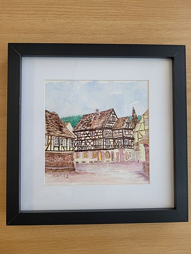 La maison Brief faller monument historique de kaysersberg