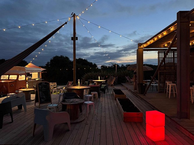 Terrasse Food Truck en soiree