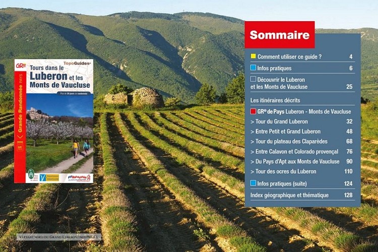 Topoguide Tours dans le Luberon et les Monts de Vaucluse