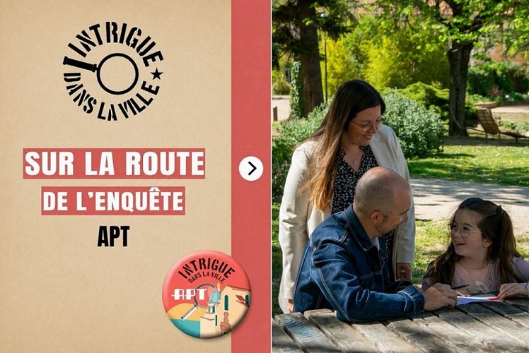 Jeu d'enquêtes ''Intrigue à Apt®''